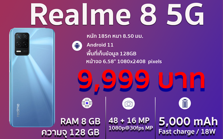  Realme 8 5G